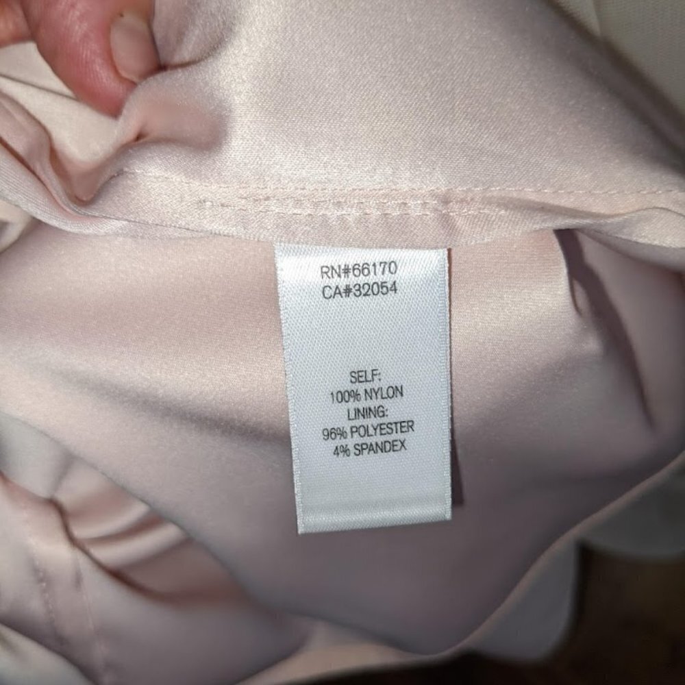 Anthro BHLDN Hitherto Blush Pink Tulle Dress Bridesmaid Wedding Women's sz 6 - Picture 6 of 8